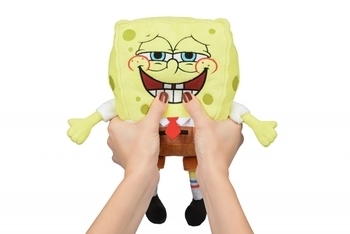 М'яка іграшка Sponge Bob Exsqueeze Me Plush SpongeBob Fart, зі звуком (EU690902) - Pampik - 5