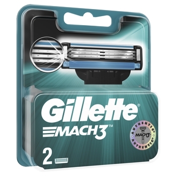 Змінні картриджі для гоління Gillette Mach3, 2 шт. - Pampik - 3