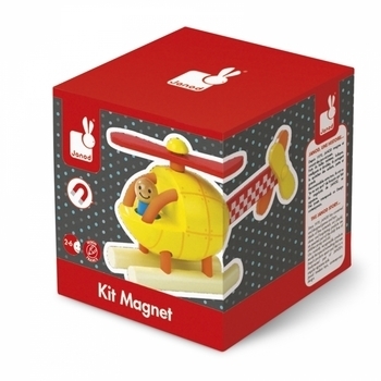 Магнітний конструктор Janod Вертоліт (J05206) - Pampik