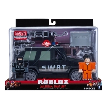 Игровой набор коллекционных фигурок Roblox Feature Vehicle Jailbreak: SWAT Unit W4, набор 2 шт. (10774R) - Pampik
