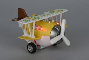 Самолет Same Toy Aircraft, со светом и музыкой, желтый (SY8015Ut-1) - Pampik - 5