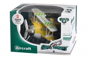 Самолет Same Toy Aircraft, со светом и музыкой, желтый (SY8015Ut-1) - Pampik - 2