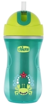 

Поильник-непроливайка Chicco Sport Cuр, 266 мл, 14+ мес., зеленый (06991.30.10