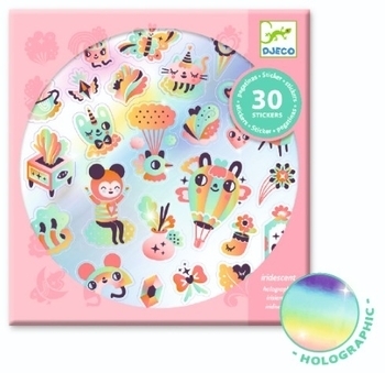 Набір наклейок Djeco Веселка, 30 шт. (DJ09264) - Pampik