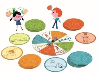 Набір наклейок Djeco Галактика, 30 шт. (DJ09265) - Pampik - 2