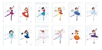 Набор для творчества Janod Балерины (J07839) - Pampik - 2