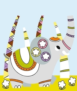 Набір для творчості Janod Пальчикові фарби Панда і її друзі (J07812) - Pampik - 2