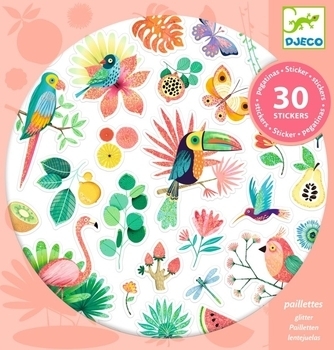 Набір наклейок Djeco Рай, 30 шт. (DJ09260) - Pampik