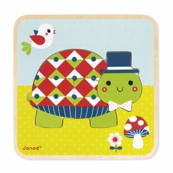 Пазл многослойный Janod Черепашка (J07012) - Pampik - 2