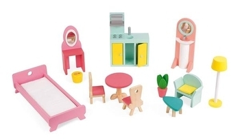 Ляльковий будиночок Janod Щасливий день (J06580) - Pampik - 2