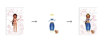 Набор для творчества Janod Сказочные принцессы (J07836) - Pampik - 2