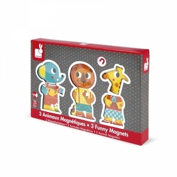 Игровой набор Janod Магнитные фигурки Животные в зоопарке (J08030) - Pampik