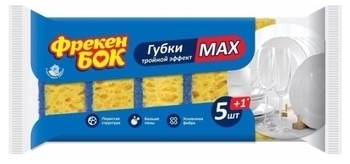 

Губки кухонные Фрекен Бок МАХ, 5+1 шт