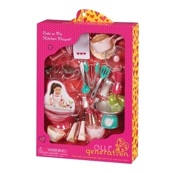 Набір аксесуарів Our Generation Для кухні (BD37283Z) - Pampik