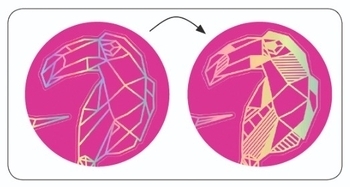 Набір скретч-наклейок Djeco Діамант (DJ09736) - Pampik - 3