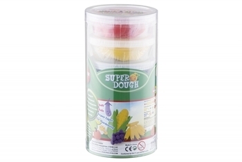 Маса для ліплення Paulinda Super Dough, пластиковий бокс (PL-081051) - Pampik