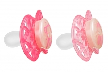 Силіконова симетрична пустушка Nuvita Air55 Explorer Мавпа і Сова, 6-12 міс., 2 шт. (NV7087GF) - Pampik - 3