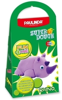 Маса для ліплення Paulinda Super Dough Fun4one Носоріг (PL-1537) - Pampik