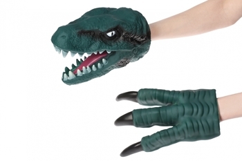Ігровий набір Same Toy Dino Animal Gloves Toys, зелений (AK68623Ut-1) - Pampik - 2
