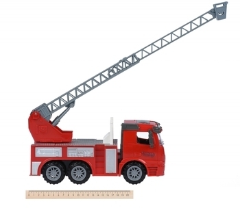 Інерційна пожежна машина Same Toy Truck зі сходами (98-616Ut) - Pampik - 2
