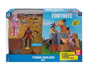 Ігровий набір Fortnite Jazwares Turbo Builder Set Rabbit Raider & Vertex S2 (FNT0115) - Pampik