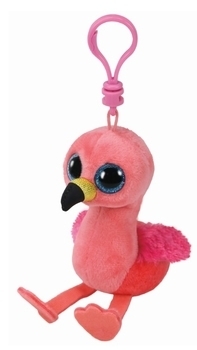 М'яка іграшка-брелок TY Beanie Boo's Фламінго Gilda, 12 см, рожевий (35210) - Pampik