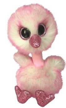 М'яка іграшка TY Beanie Boo's Страус Kenya, 15 см, фіолетовий (36329) - Pampik