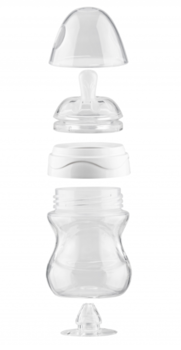 Пляшка для годування Nuvita Mimic Cool, антиколікова, 150 мл, чорний (NV6012BLACK) - Pampik - 2