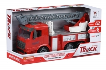 Інерційна пожежна машина Same Toy Truck зі сходами (98-616Ut) - Pampik - 3
