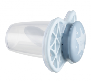 Силиконовая ортодонтическая пустышка Nuvita Air55 Cool Star, 0+ мес. (NV7064BS) - Pampik - 2