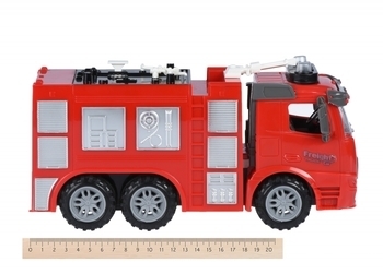 Инерционная пожарная машина Same Toy Truck со светом и звуком (98-618AUt) - Pampik - 2