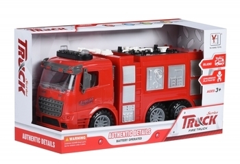 Инерционная пожарная машина Same Toy Truck со светом и звуком (98-618AUt) - Pampik - 3