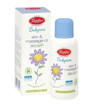 Дитяче масло Topfer BABYcare, для догляду за шкірою, 100 мл - Pampik