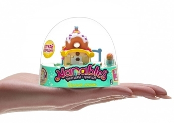 Ігровий набір фігурок Nanables Small House Місто солодощів, Їдальня Пончик (NNB0011) - Pampik - 3