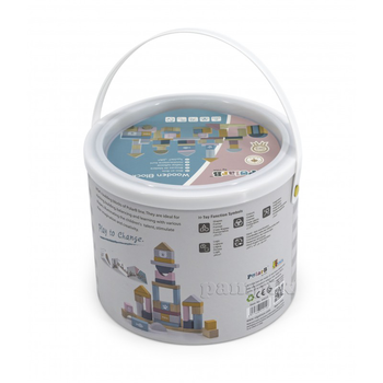 Ігровий набір будівельних блоків Viga Toys PolarB, 60 елементів (44010) - Pampik - 4