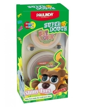 Маса для ліплення Paulinda Super Dough Shiny Eyes Лев Cobby (PL-081377-3) - Pampik