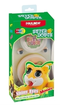 Маса для ліплення Paulinda Super Dough Shiny Eyes Кот Mimmy (PL-081377-2) - Pampik
