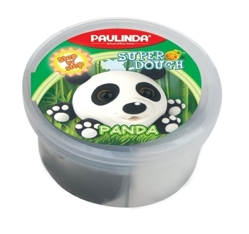Масса для лепки Paulinda Super dough Панда (PL-081394-7) - Pampik