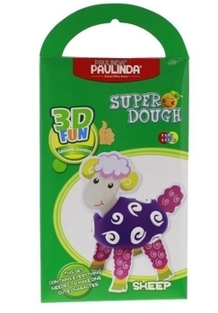 Маса для ліплення Paulinda Super Dough 3D Fun Овечка (PL-081288) - Pampik