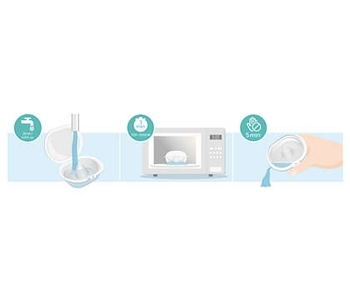 Силиконовые накладки на соски Philips Avent, 2 шт.-21 мм (SCF153/03) - Pampik - 4