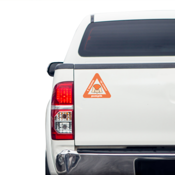 Наклейка на авто Pampik Vip Клиент Pampik в машине - Pampik - 3