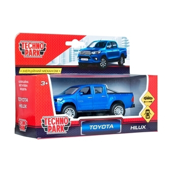 Автомодель Технопарк Toyota Hilux, 1:32, синій (FY6118-SL) - Pampik - 3