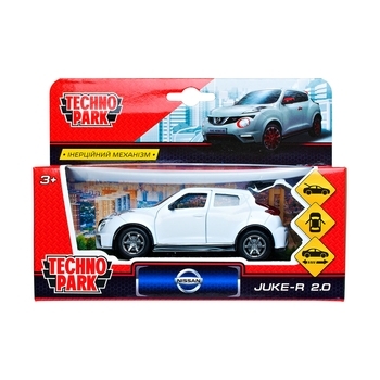 Автомодель Технопарк Nissan Juke-R 2.0, 1:32, білий (JUKE-WTS) - Pampik - 8