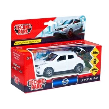 Автомодель Технопарк Nissan Juke-R 2.0, 1:32, білий (JUKE-WTS) - Pampik - 7