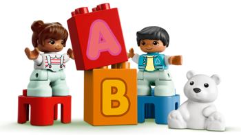 Конструктор LEGO DUPLO Вантажівка з буквами, 36 деталей (10915) - Pampik - 5