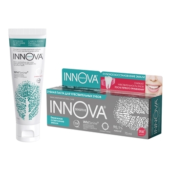 Зубна паста Splat Innova Sensitive Делікатне освітлення емалі, 75 мл - Pampik