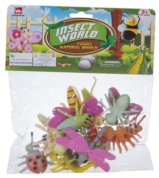 Набір ігрових фігурок Dingua Милі комашки, 12 шт. (D0022) - Pampik