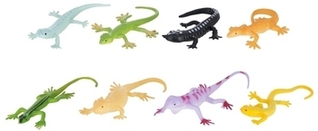 Набір ігрових фігурок Dingua Ящірки, 8 шт. (D0013) - Pampik - 2