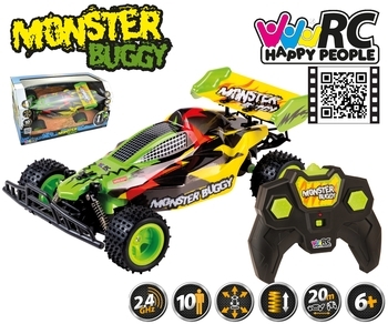 Машинка на радиоуправлении Happy People Monster Buggy (H30070) - Pampik - 2