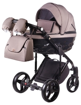 

Универсальная коляска 2 в 1 Adamex Chantal C205, пепельно-розовый (622786